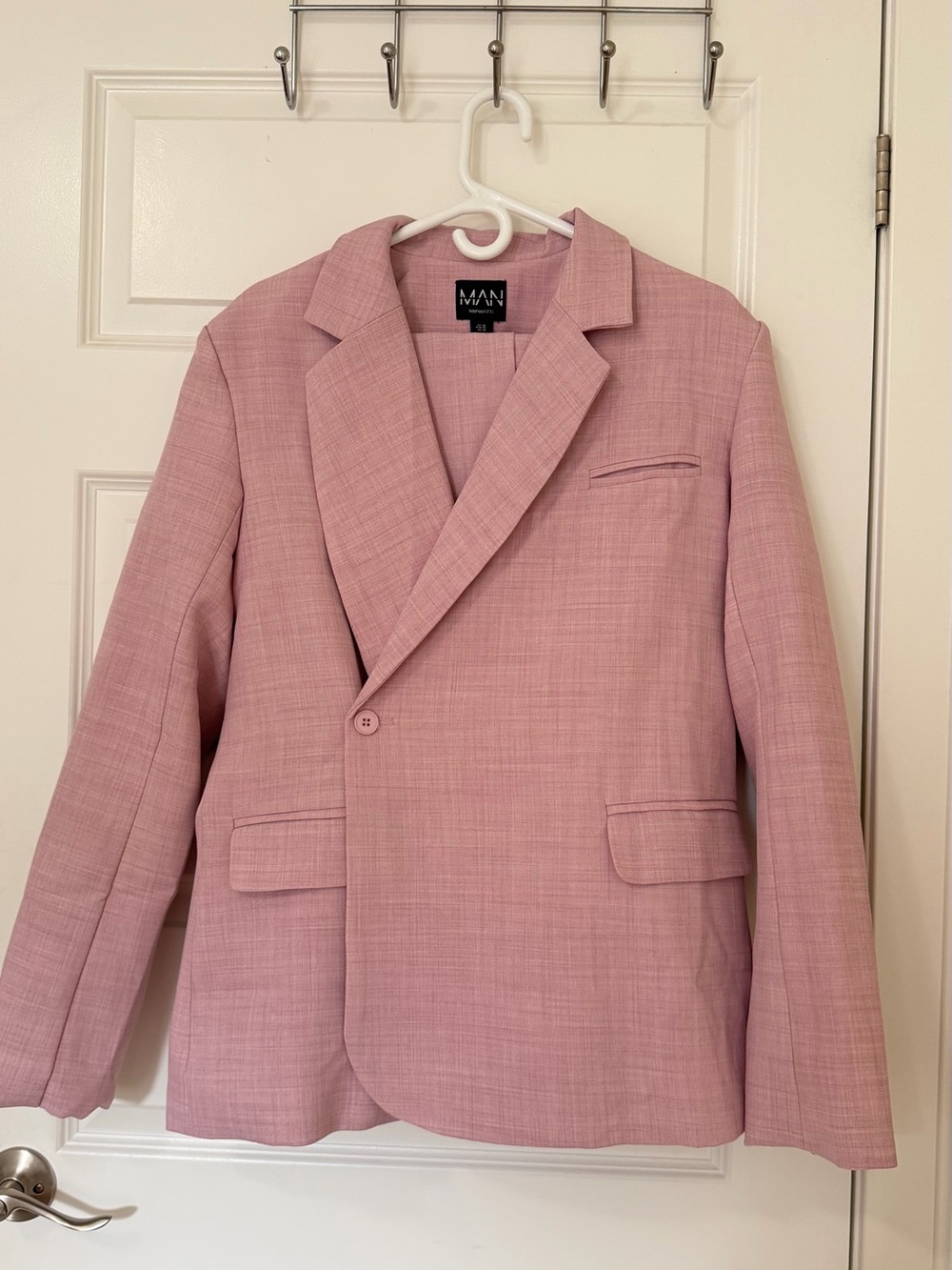 Men’s 2 Piece Suit - Dusty Pink